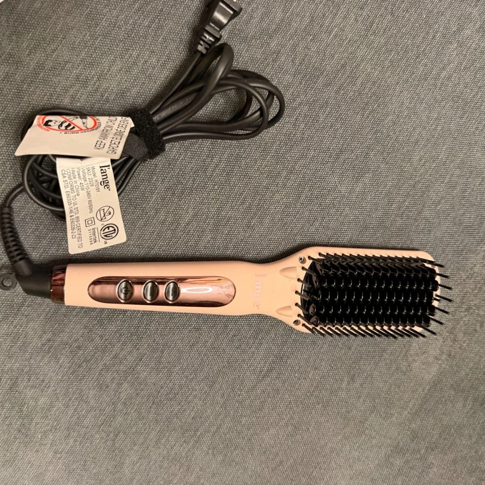 L'ange‎ Le Vite Hair Straightening Brush Blush Pink Rose Gold HT018Y SKU 2328